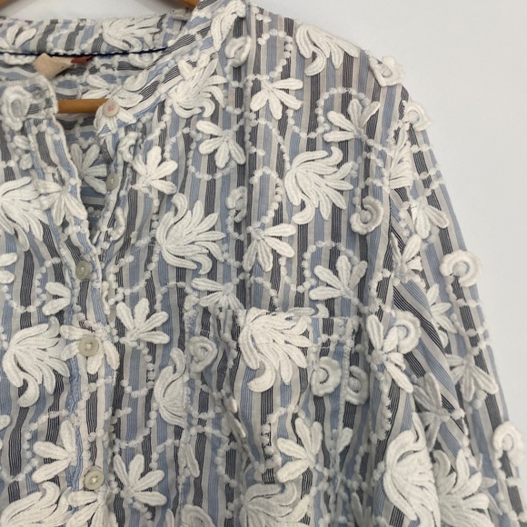 Anthropologie Pilcro XL The Whitney Trapeze Buttondown Top - Picture 8 of 14